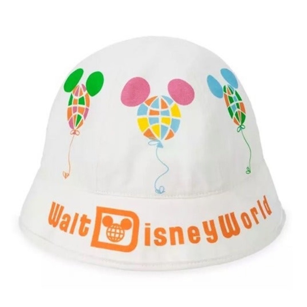 ✅Walt Disney World 50th Mickey Mouse Balloons Reversible Bucket Hat